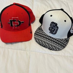 Set of San Diego state hats